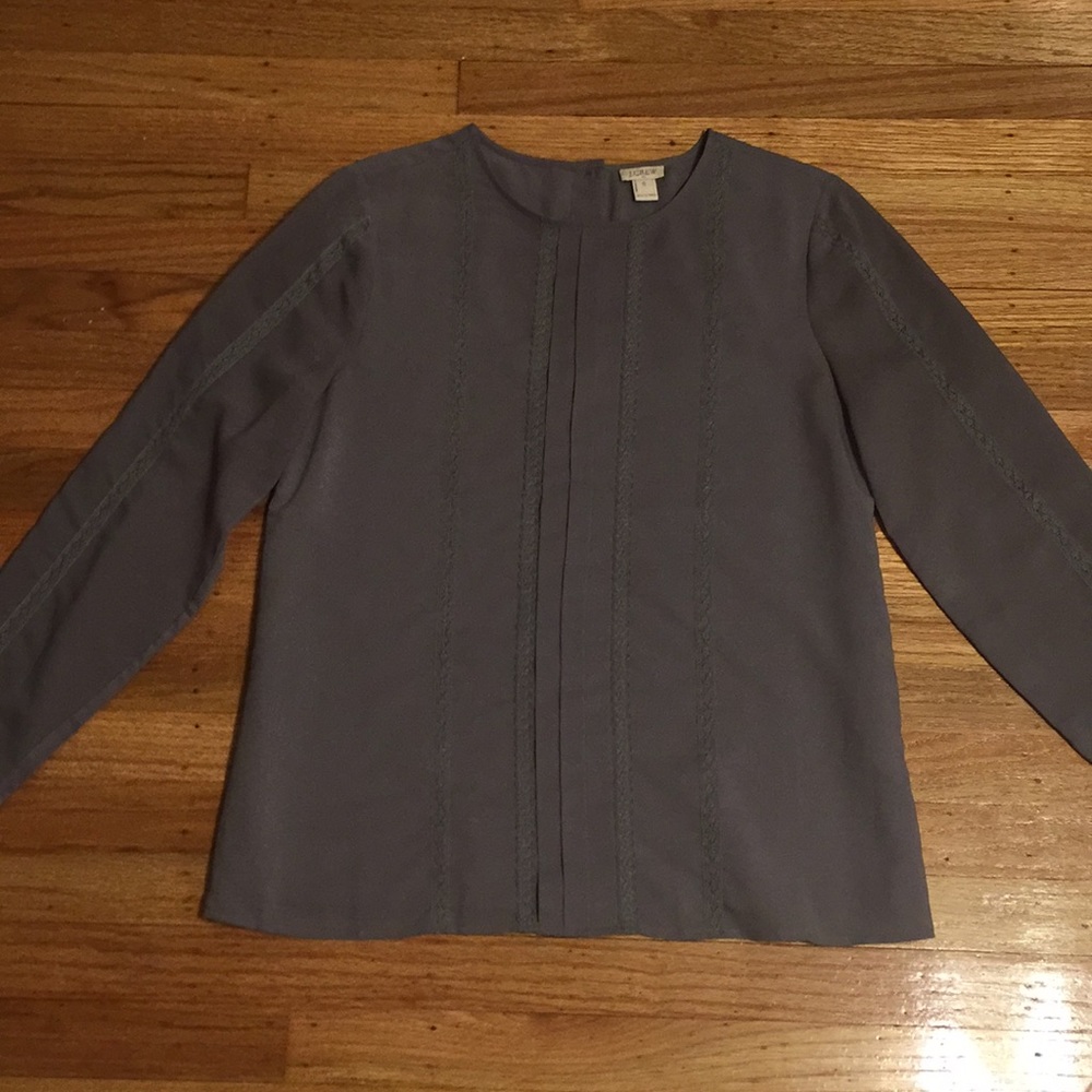 Jcrew Factory gray blouse size small